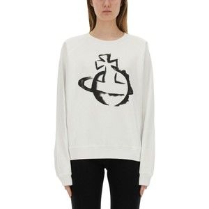 Vivienne Westwood Stencil Orb Raglan Sweatshirt - NWT